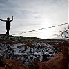 Andy Lewis free-solo na najdłuższym free-solo 
